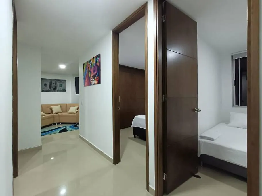 Apartment Comfortable Apt Envigado 3 Rooms 5 Beds
